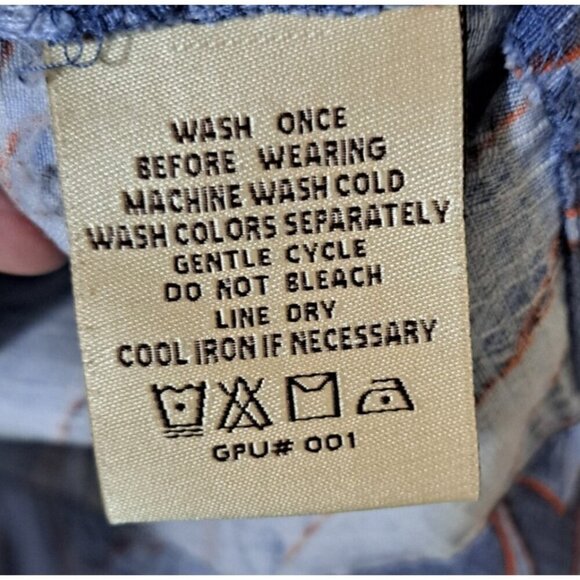 Jamaica Jaxx Men's M Silk Hawaiian Aloha Silk Shirt Bird of Paradise Print - Picture 7 of 7